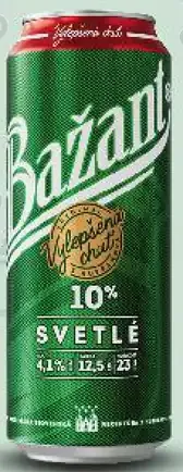 Bažant svetlé pivo plechovka