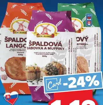 Špaldová zmes na pečenie