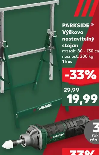 Parkside Výškovo nastaviteľný stojan