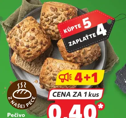 Pecivo s tekvicovými jadrami