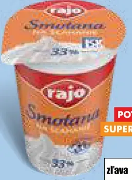 Rajo Smotana cs chladená na šlahanie