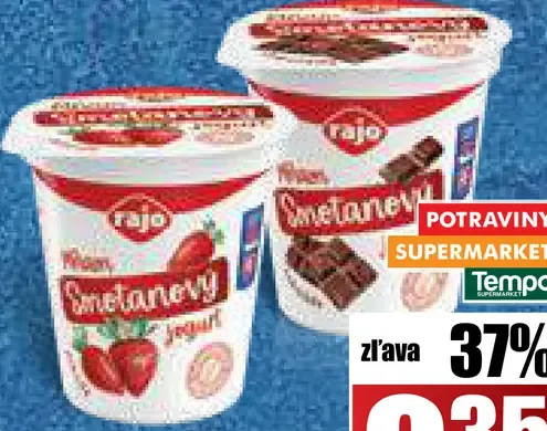 Smetanový jogurt