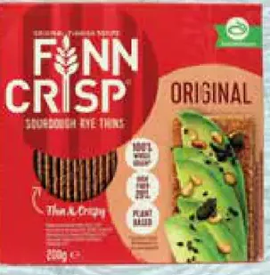 FINN CRISP Ražné plátky s rascou