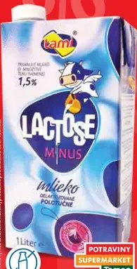 Tami Mio Mlieko Lactose Minus polotučné