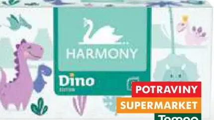 Harmony Dino kozmetické utierky 2 vrstvy