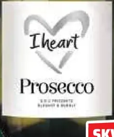 I Heart Prosecco Frizzante Screwcap