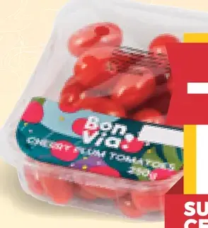 BonVia Rajčiaky červené cherry oválne