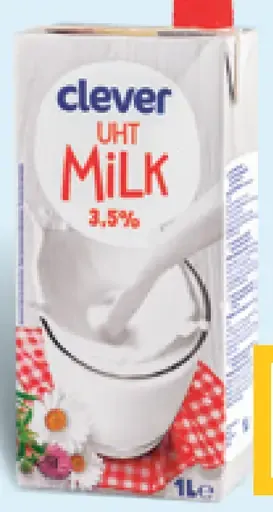 Clever mlieko 3,5 % trvanlivé