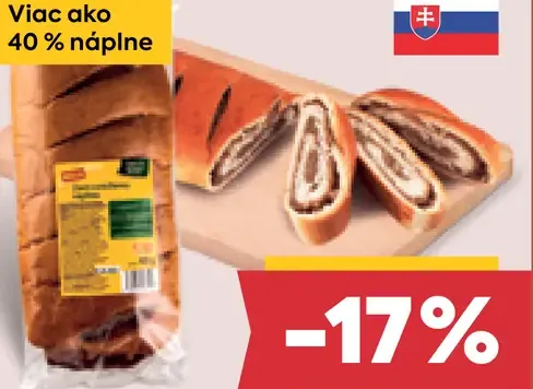 BILLA závin orechový, makový