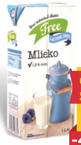 Free mlieko bezlaktózové 1,5%