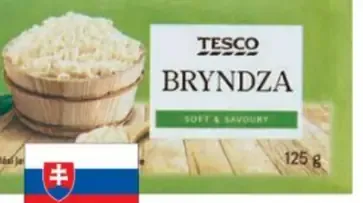 Tesco bryndza plnotučná