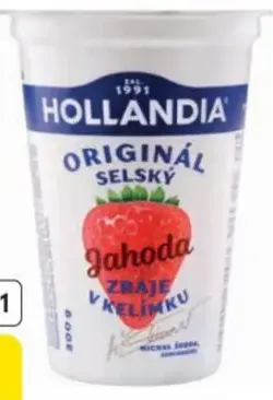 Hollandia gazdovský jogurt s kultúrou Bifi