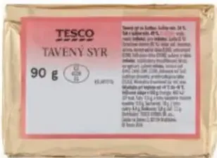 Tesco tavený syr so šunkou