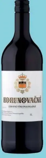 Korunovačné červené víno polosladké