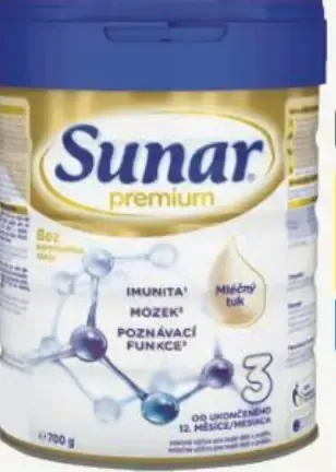 Sunar Premium mliečna výživa