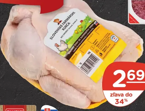 Kurča slovenské farmárske čerstvé