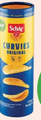 Schär Curvies Original bezlepkové chipsy