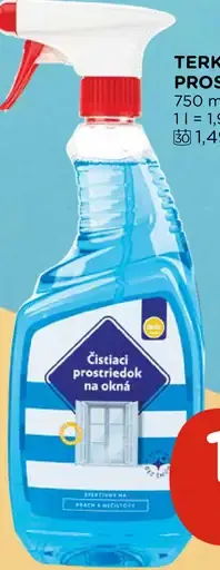 Terka čistiaci prostriedok na okná