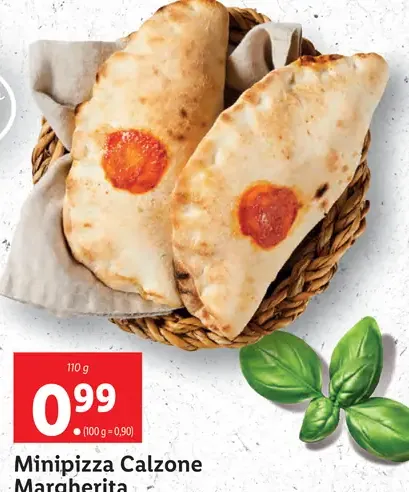 Minipizza Calzone Margherita