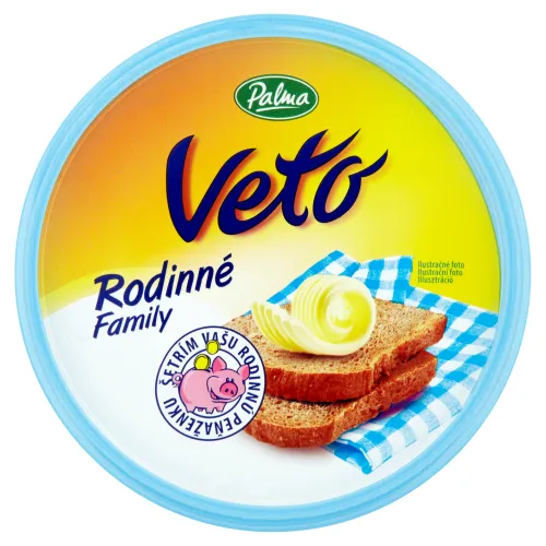 Palma Veto Rodinné rastlinná tuková nátierka s nízkym obsahom tuku 20%
