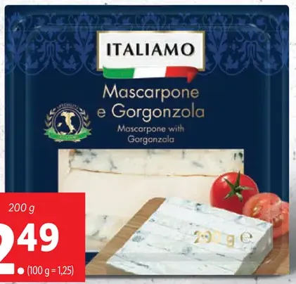 Italiamo Mascarpone Gorgonzola syr