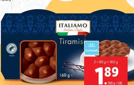 Italiamo Tiramisu dezert