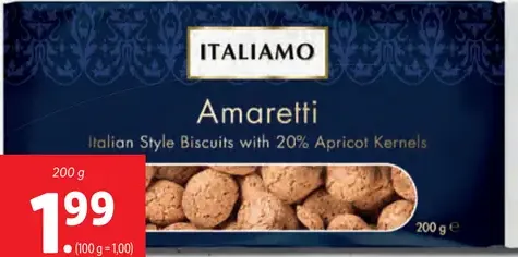 Italiamo Amaretti sušienky
