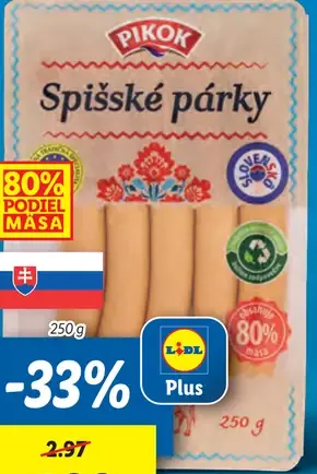 Pikok Spišské párky