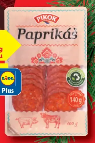 Pikok Paprikáš krájaný