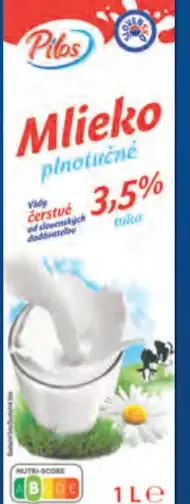 Pilos Čerstvé mlieko 3,5 % tuku