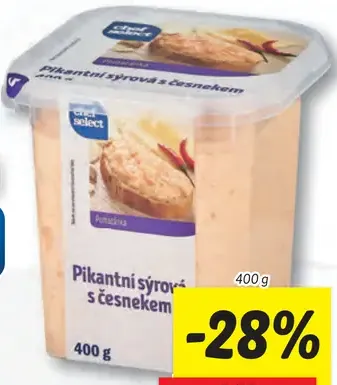 Pikantná syrová nátierka s cesnakom