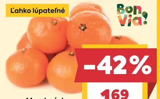 Mandarínky voľné