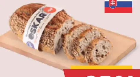 Oskar kváskový slnečnicový chlieb