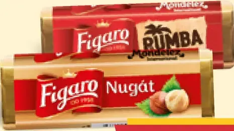 Figaro Rumba a Nugát čokoládové tyčinky