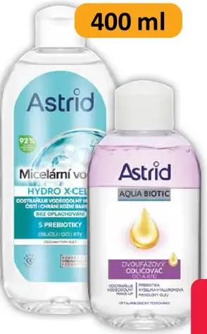 Astrid Hydro X-Cell micelárna voda