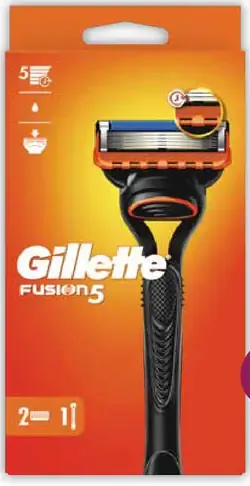 Gillette Fusion5 pánsky strojček + 2 náhradné hlavice