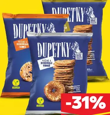 Dupetky Pečené praclíky rôzne druhy