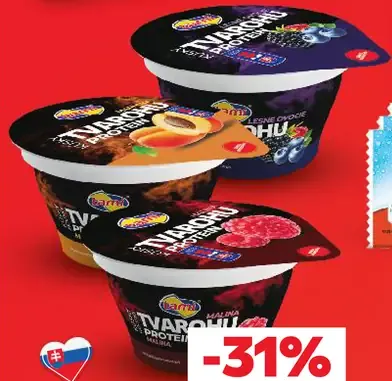 Kúsky tvarohu proteín