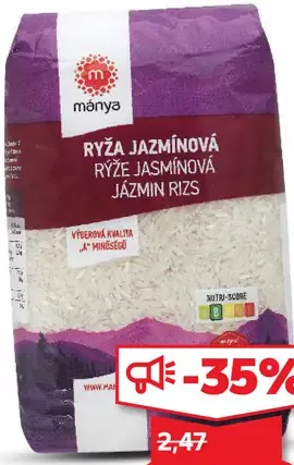 Manya Jazmínová ryža