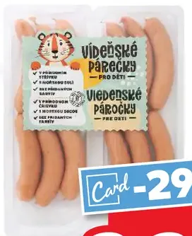 Viedenské párky pre deti