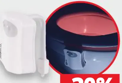 BEROLO LED svetlo do WC