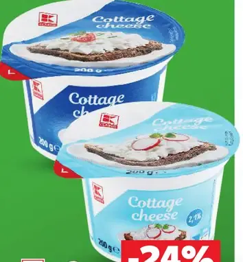 K-Classic Cottage Cheese rôzne druhy
