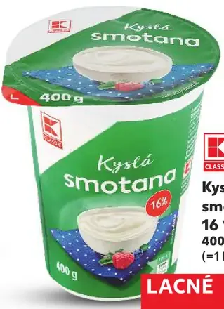 K-Classic Kyslá smotana 16%