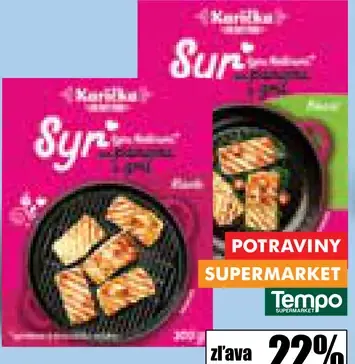 Karička na gril typu Halloumi 2 druhy