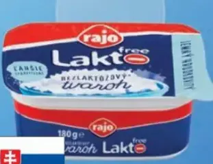 Rajo Lakto Free bezlaktózový tvaroh jemný hrudkovitý
