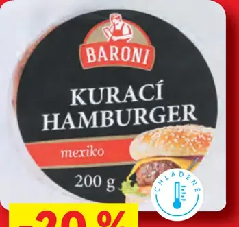 Baroni Kurací hamburger