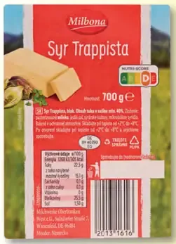 Milbona Trappista syr
