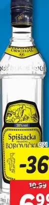 Spišská Borovička 38 % alkoholu