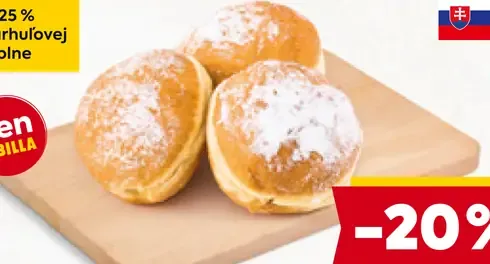 Šiška s marhuľovou náplňou