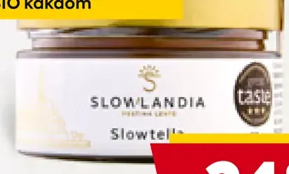 Slowlandia Slowtella Lieskovcovo-kakaový krém